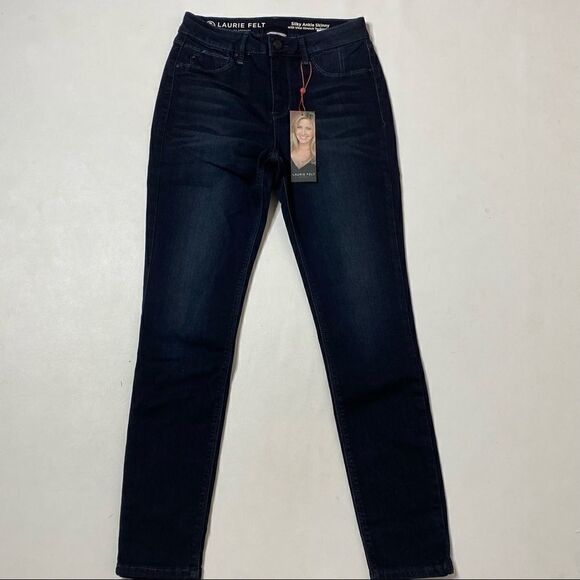 Laurie Felt | NWT Silky Ankle Skinny High Rise Jeans - Picture 1 of 9